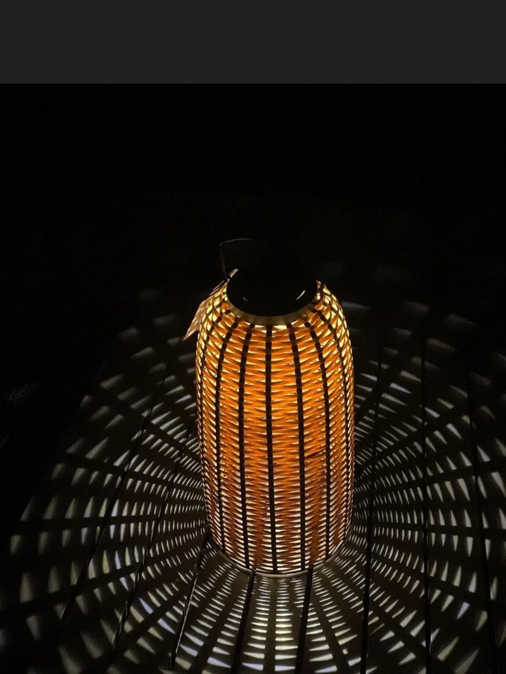 Woven Solar Lantern Tall - Hearth & Hand™ with Magnolia